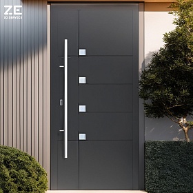 Алюминиевая входная дверь SOLID DOOR Aluvet Esthetic, арт. 222101